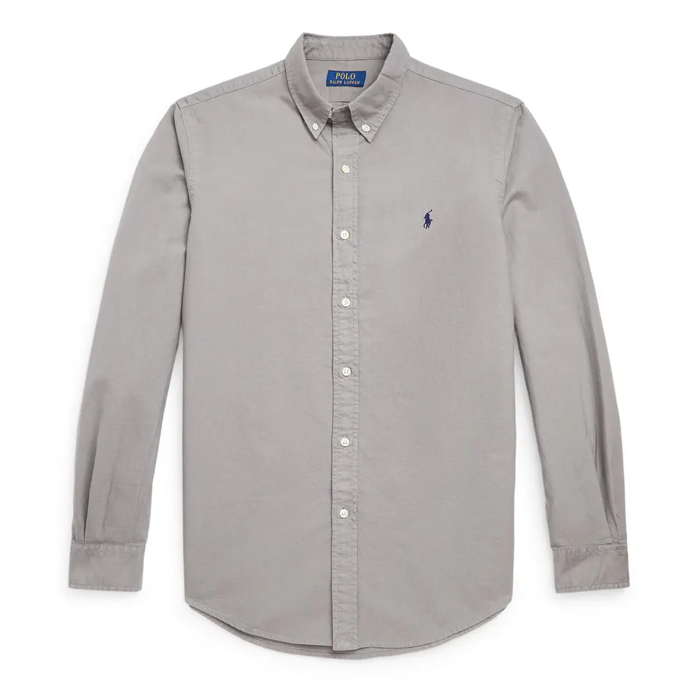 Polo Ralph Lauren Mens Slim Fit Oxford Long Sleeve Shirt
