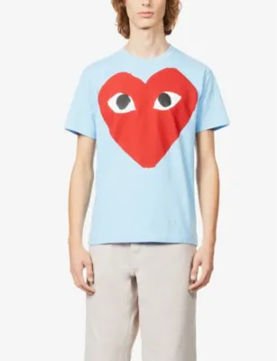 COMME DES GARCONS PLAY Big Heart cotton-jersey T-shirt