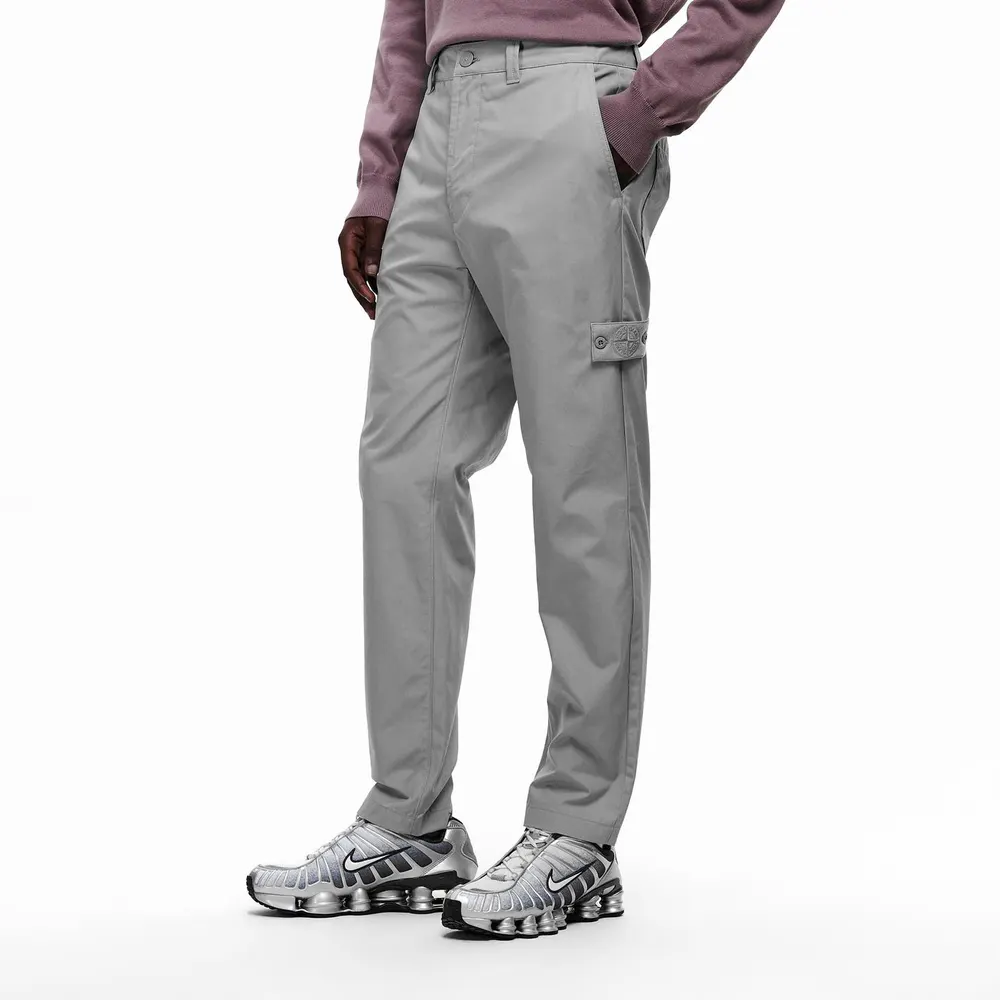Stone Island Ghost Mens Ghost All-Weather Cargo Trousers in Dust V0064, additional product view 3