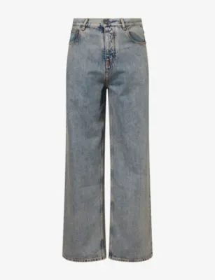 AMIRI Relaxed-Fit Wide-Leg Denim Jeans