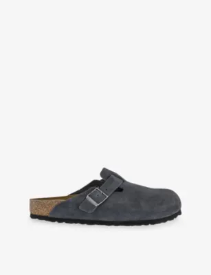 BIRKENSTOCK Boston Suede Clogs - EUR 43.5 / 9.5 UK MEN in Charcoal – Mens | Sandals | Formal sandals