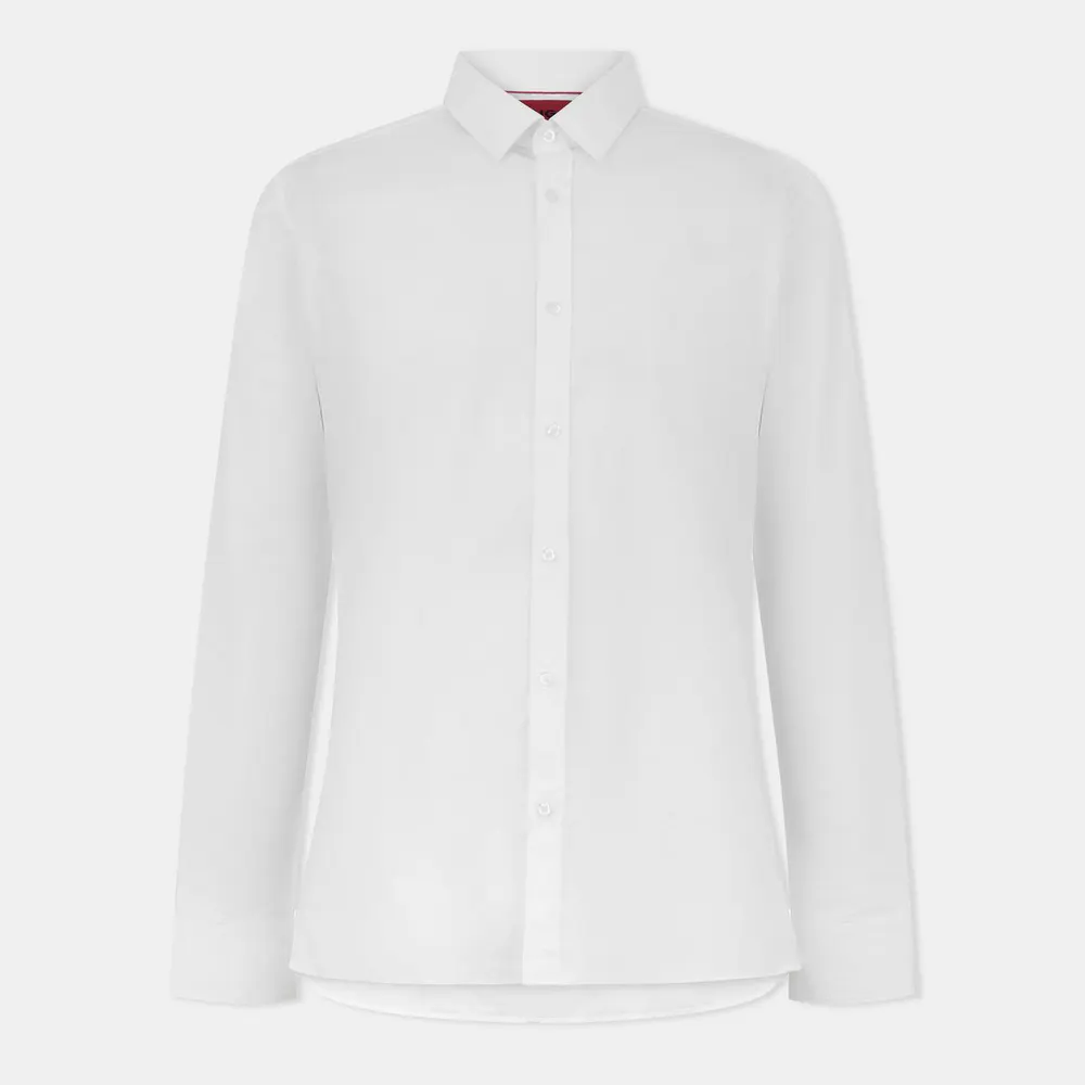 Hugo Men's Elisha Long Sleeve Plain Shirt