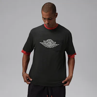 Jordan Flight Essentials Men's Pocket T-Shirt - Night Forest/Sail