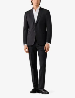 HACKETT Tailored Single-Breasted Wool Blazer - 34R detail 2