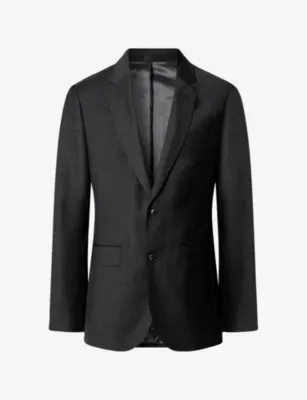 HACKETT Tailored Single-Breasted Wool Blazer - 34R