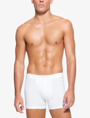 SKIMS Cotton Pack of Three 3-inch Boxer Briefs detail 2