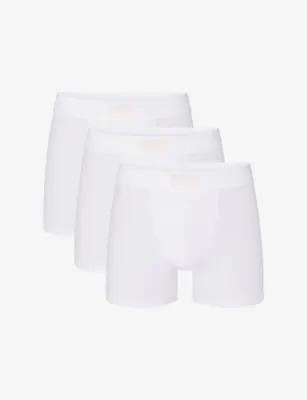 SKIMS Cotton Pack of Three 3-inch Boxer Briefs