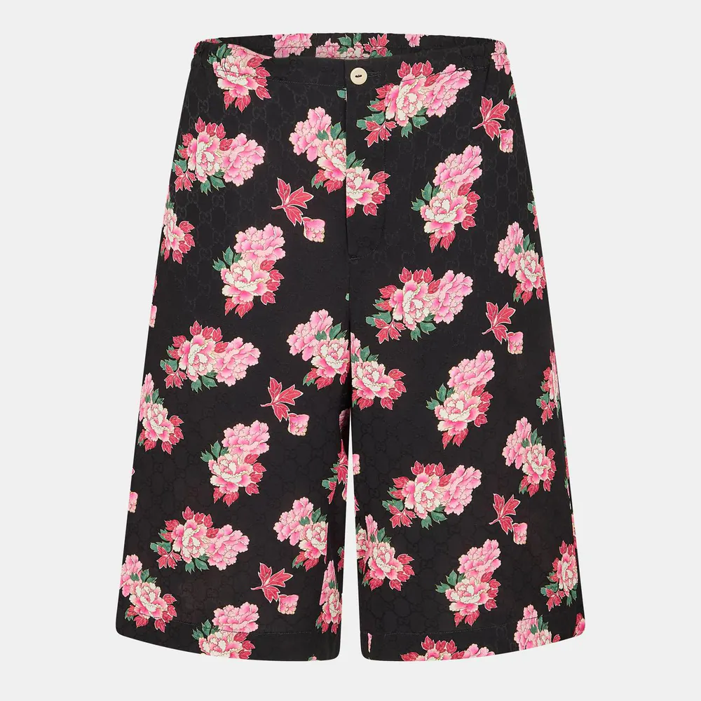 Gucci Men's Jacquard Woven Tracksuit Shorts