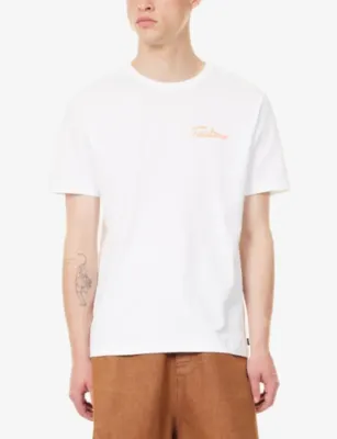 FINISTERRE Soup Can Logo-Print Cotton T-Shirt detail 3