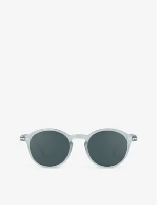 IZIPIZI #D square-framed frozen blue sunglasses in FROZEN BLUE – Mens | Sunglasses | Oval