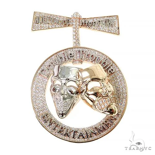 RINA - For Him CUSTOM Custom Made Double Trouble Diamond Pendant 67380 – Pendant