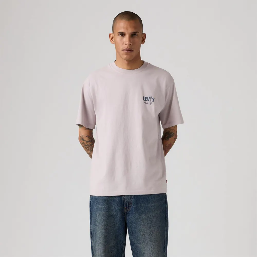 Levis Men's Music City Cotton Short-Sleeve Graphic Relaxed-Fit T-Shirt detail 3