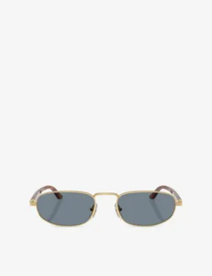 PERSOL PO1028S Pillow-Frame Metal Sunglasses