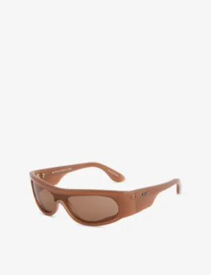 RETROSUPERFUTURE Pharoah Cola Rounded-Frame Acetate Sunglasses detail 3