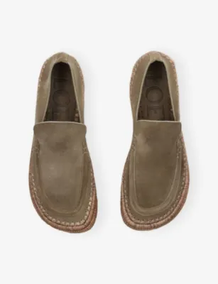 LOEWE Rio Suede Loafer Espadrilles - EUR 42 / 8 UK MEN in BEIGE, additional product view 2
