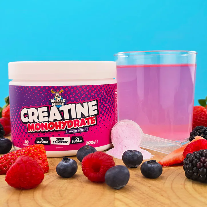 Muscle Moose Creatine Monohydrate - Mixed Berry Flavour 200g detail 2