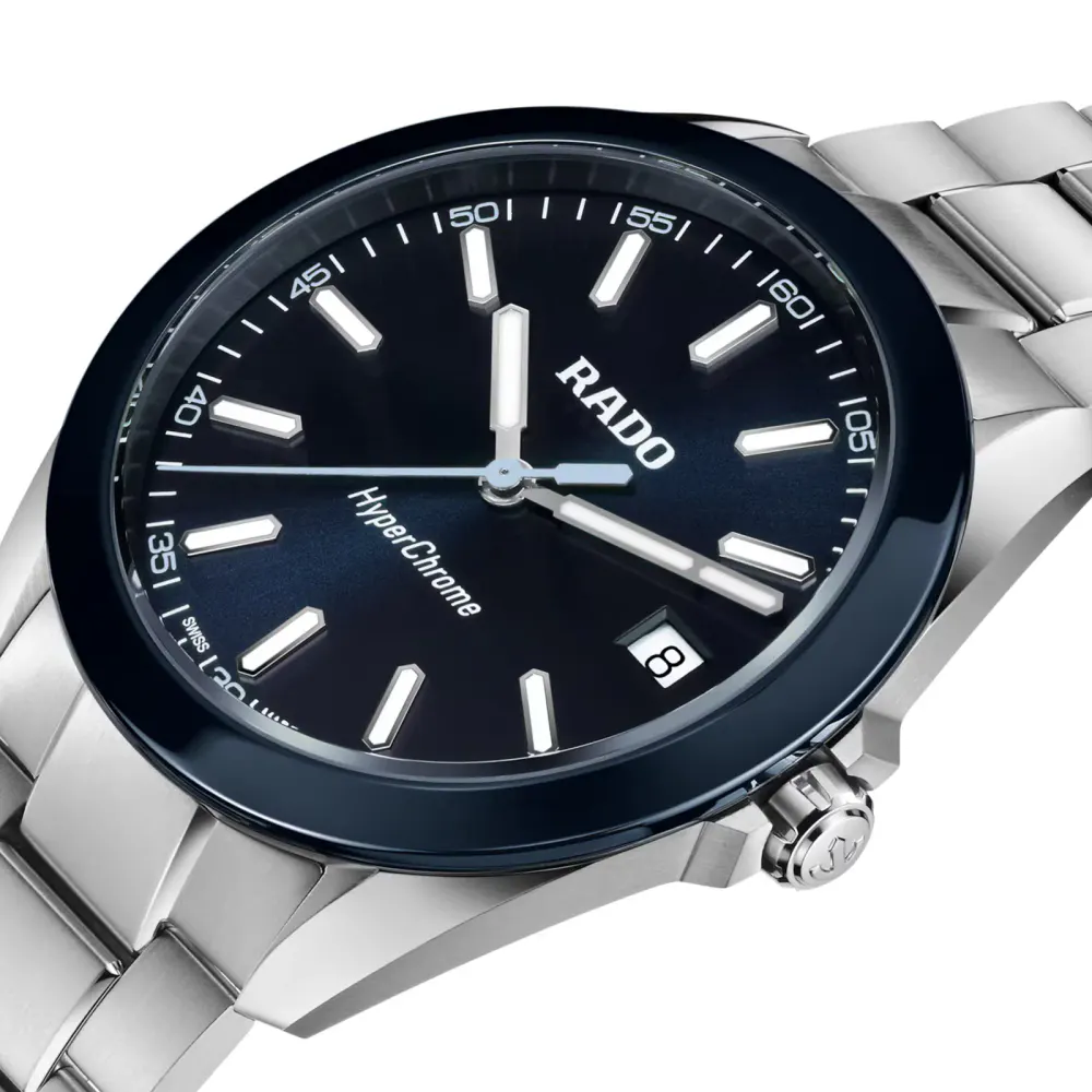 Rado HyperChrome Quartz 41.5mm Unisex Watch in Blue, additional product view 2