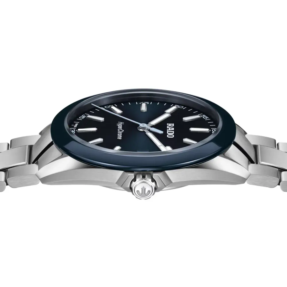Rado HyperChrome Quartz 41.5mm Unisex Watch in Blue, additional product view 3