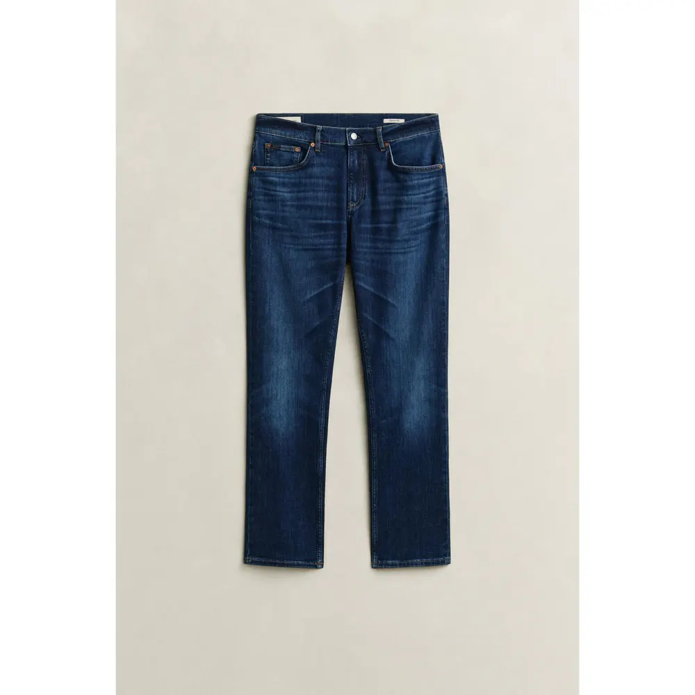 Gant Men's Straight Leg Jeans in Mid Blue 971 – Clothing