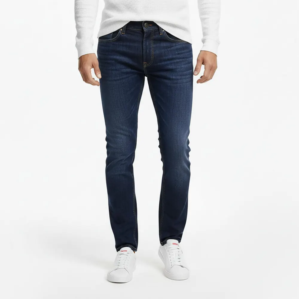 Gant Men's Straight Leg Jeans in Dark Blue 962, additional product view 3