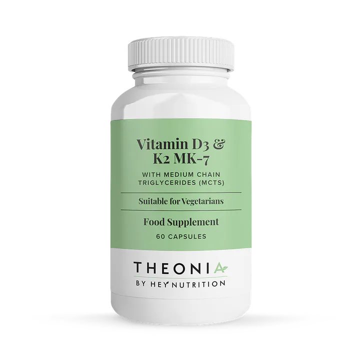 Theonia Vitamin D3 & K2 MK-7 with Medium Chain Triglycerides (MCTs) 60 Capsules – Vitamins & Supplements > Vitamins > Vitamin D