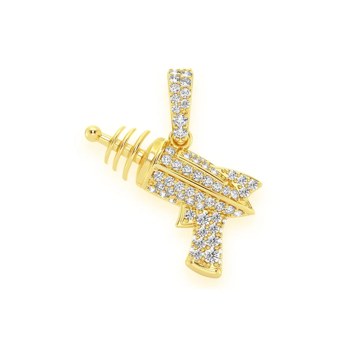 For Him Raygun Diamond Pendant in Rose Gold / Lab Grown Diamond – Pendant