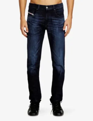 DIESEL 2019 D-Strukt 0adbl Slim-Fit Stretch-Denim Jeans detail 3