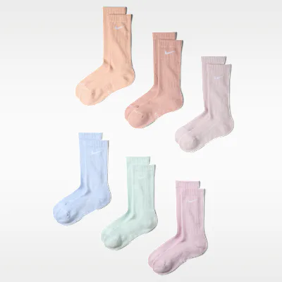 Nike Everyday Elevated Crew Socks (6 Pairs) - Multi-Colour in Multi-Colour – Nike men's and unisex
