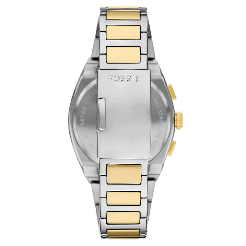 Fossil Everett Bicolour Green Chronograph Mens Watch in Green, additional product view 2