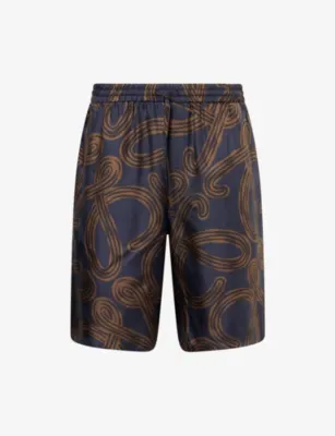 LOEWE x Paula's Ibiza Printed Silk Shorts