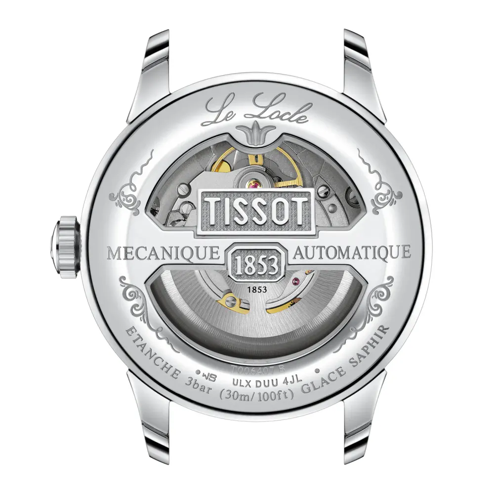 Tissot Le Locle 39mm Mens Watch Blue in Blue, additional product view 3