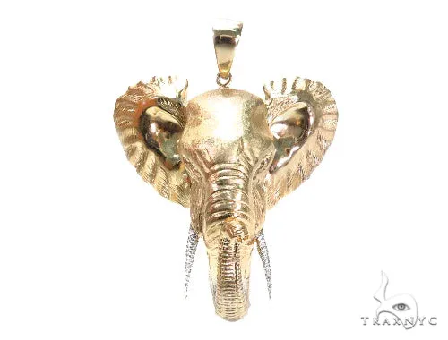 RINA - For Him CUSTOM Custom Elephant Pendant 56566 in Rose Gold – Pendant