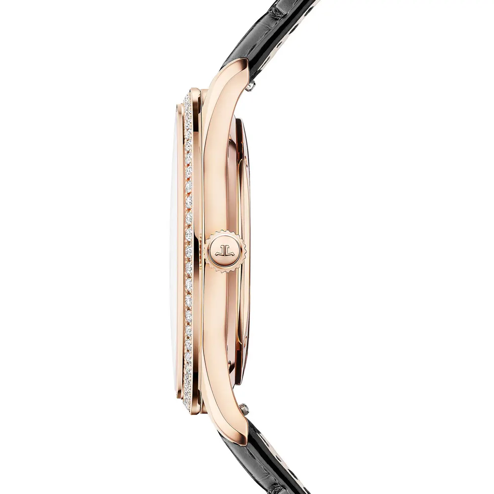 Jaeger-LeCoultre Master Ultra Thin Perpetual Calendar 39mm Automatic Pink Gold in Cream, additional product view 3