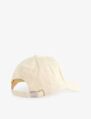 ANINE BING Jeremy Logo-Embroidered Cotton Baseball Cap detail 3