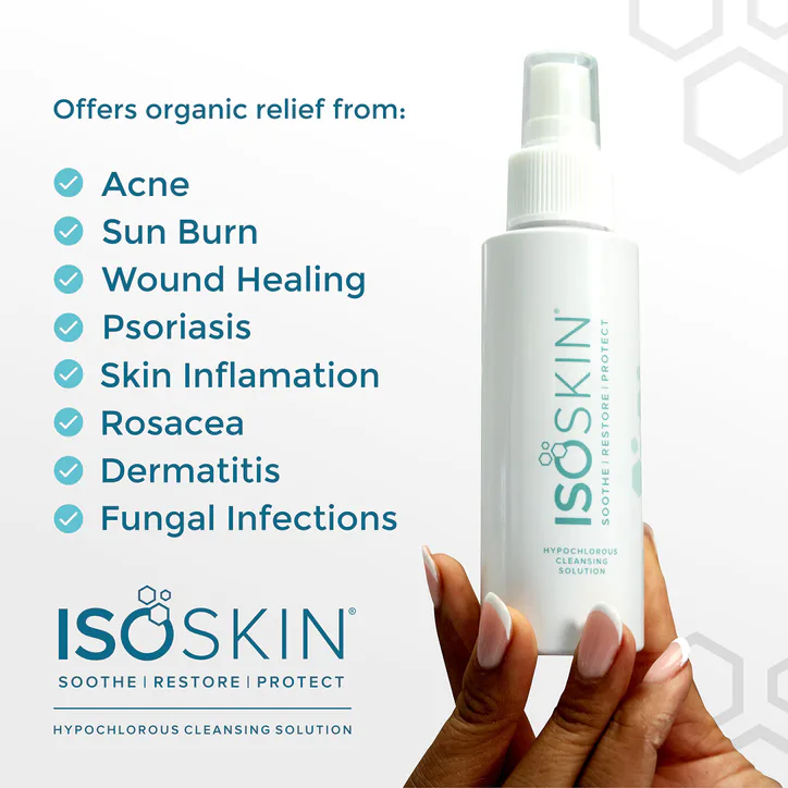 ISOSKIN Hypochlorous cleasning soultion spray - 110-ISO-HYPOCHL-ST, additional product view 3