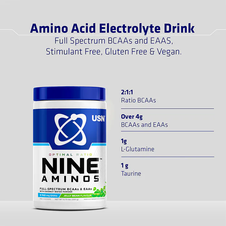 USN Nine Aminos Jelly Bean 330g, additional product view 2