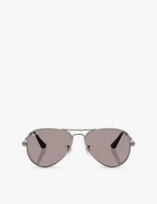 RAY-BAN RB3925 Aviator-Frame Metal Sunglasses