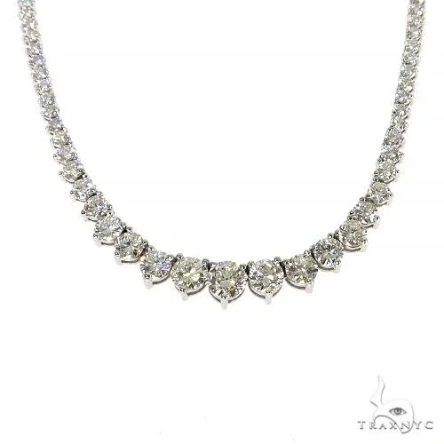 RINA - For Him CUSTOM 14K Gold Diamond Necklace 68081 in White Gold – Necklaces