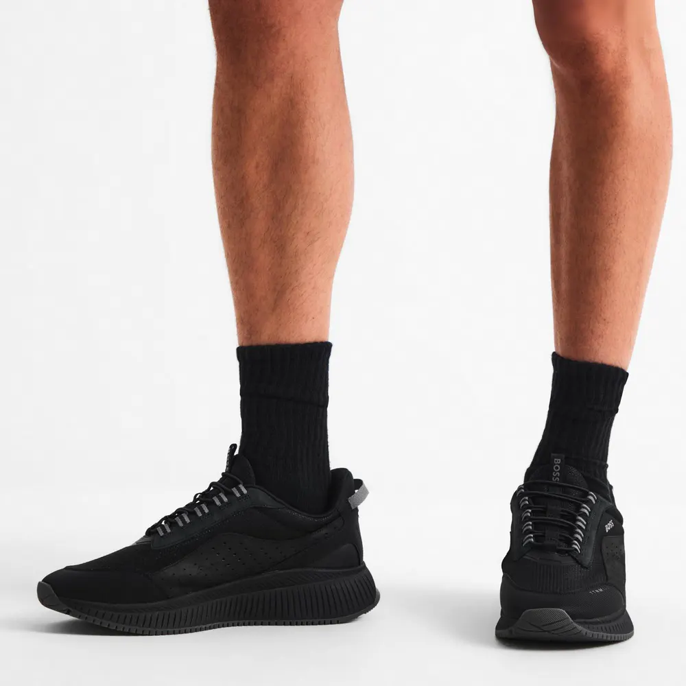 Boss Mens BOSS BLACK Runner Logo Trainers - Streamlined TTNM EVO Design detail 3