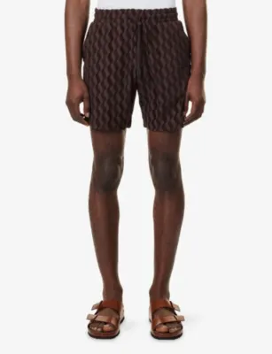 FRESCOBOL CARIOCA Augusto Terry Jacquard Cotton-Blend Shorts detail 3