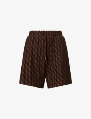 FRESCOBOL CARIOCA Augusto Terry Jacquard Cotton-Blend Shorts