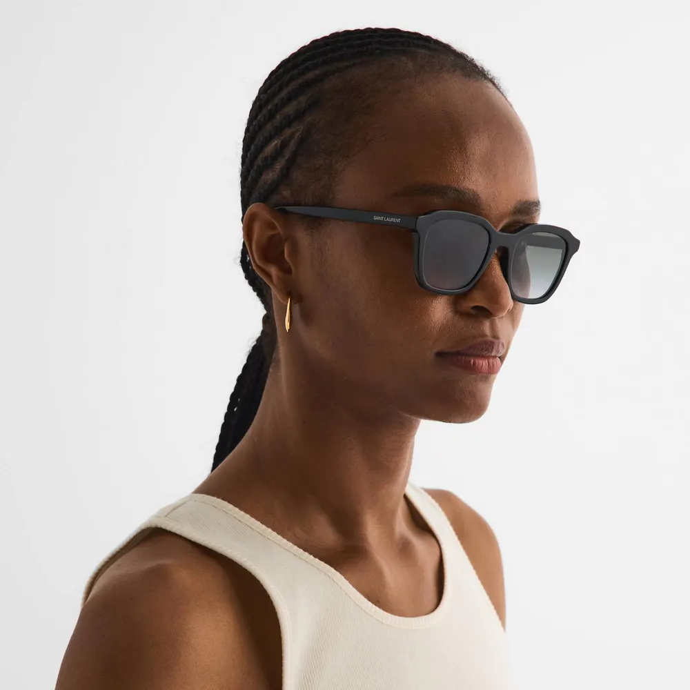Saint Laurent Saint Laurent SL 457 Unisex Square Sunglasses detail 3