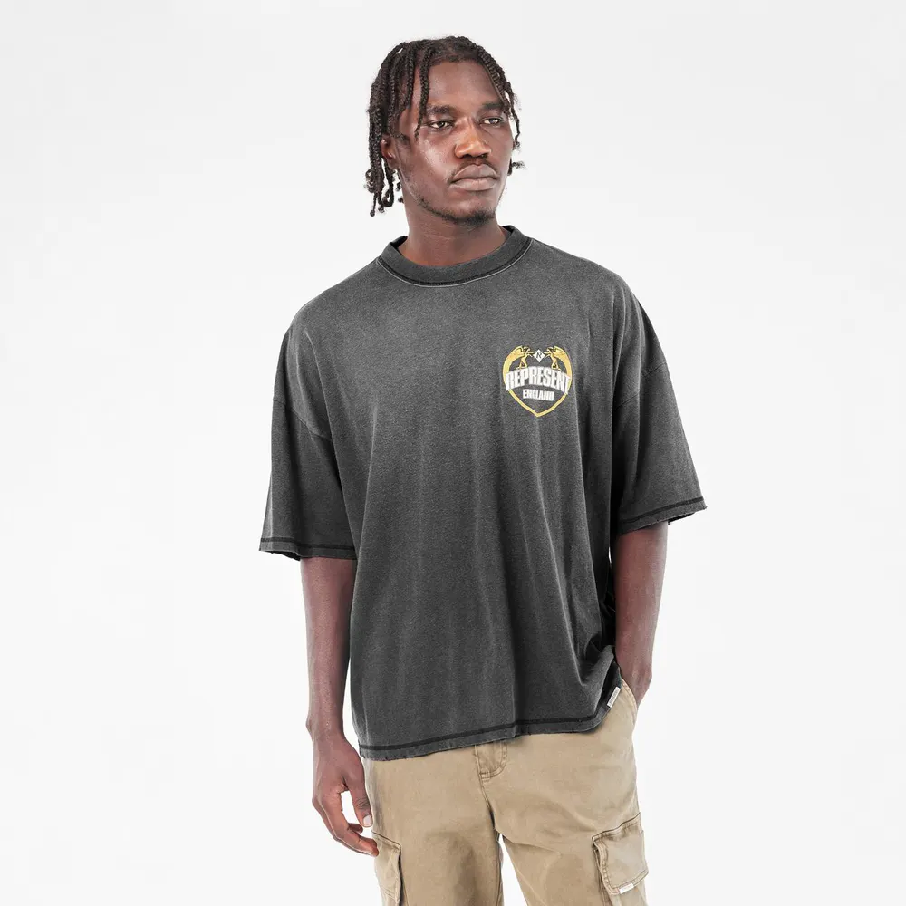 Represent Men's Angel Border Oversized T-Shirt detail 3