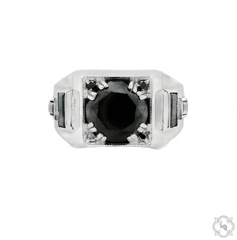 AHMED - For Him CVD Black Diamond Empire Ring 70411 in Rose / 10 – Ring