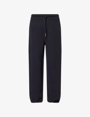 JACQUEMUS Le Jogging Torneo Brand-Patch Cotton Jogging Bottoms - GREY detail 2
