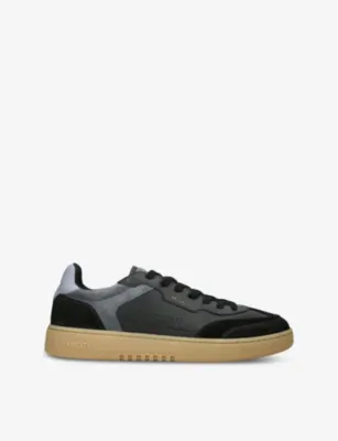 AXEL ARIGATO Dice leather and suede low-top trainers - EUR 43 / 9 UK MEN in BLACK – Mens | Trainers | Lace up trainers