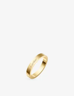 CARTIER C de Cartier 3mm 18ct Yellow-Gold Wedding Ring - 48mm detail 2