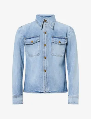 WILLY CHAVARRIA Chente Cotton Denim Shirt