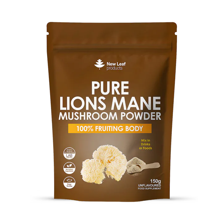New Leaf Products Lions Mane Mushroom Powder 150g
