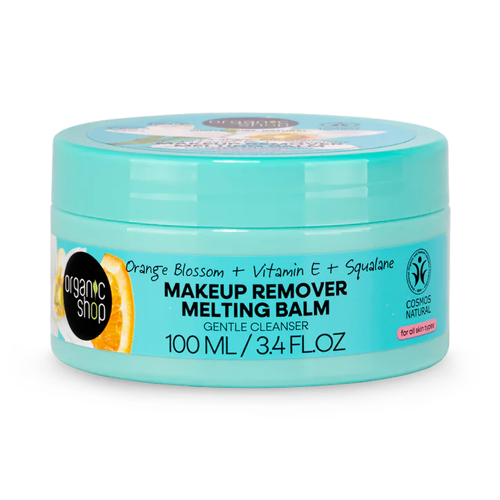 Organic Shop Orange Blossom Makeup Remover Melting Balm Gentle Cleanser 100ml detail 3